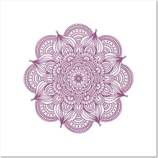 Mandala | Orchid No. 2 Posters and Art